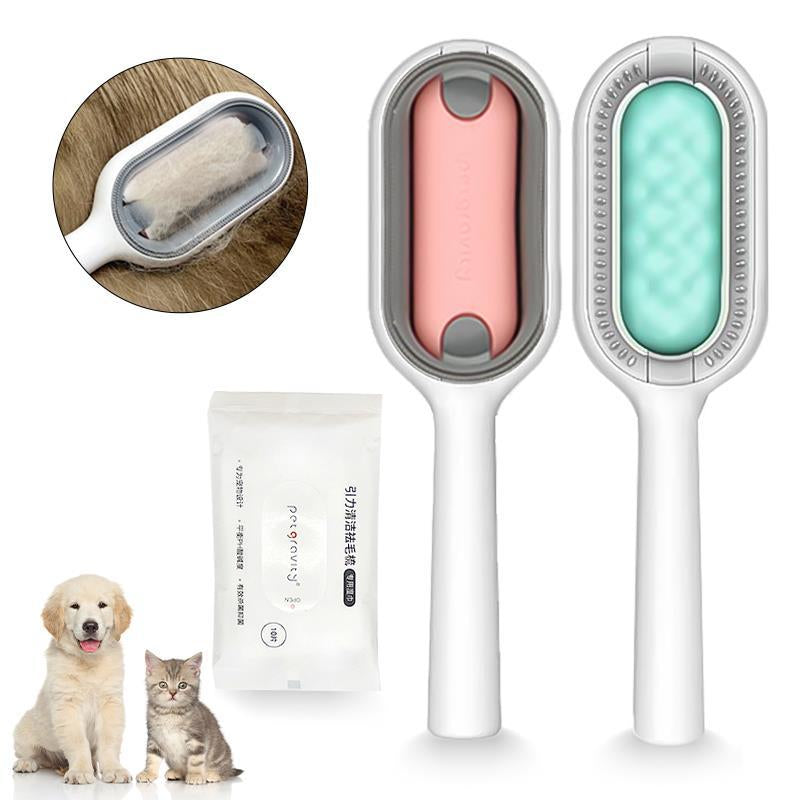 Cat And Dog Cleaning And Grooming Pet Brushes Pet Hair Removal Brush Comb