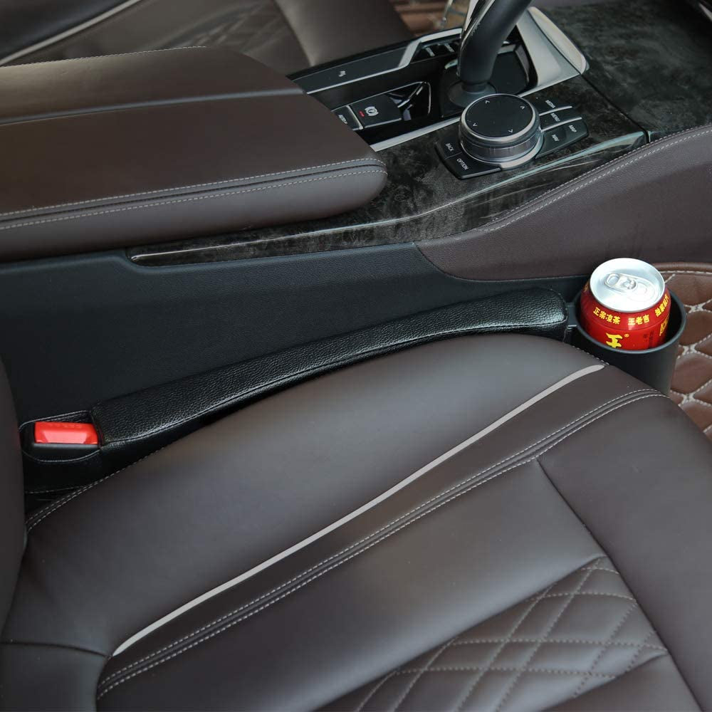 Car Seat Gap Filler and One Cup holder (Black) – Servegadgets