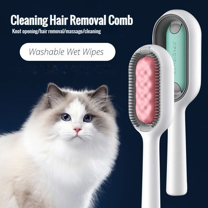 Hair Removal Brushes for Cat Dog/ Pet Grooming Comb with Wipes. –  Servegadgets