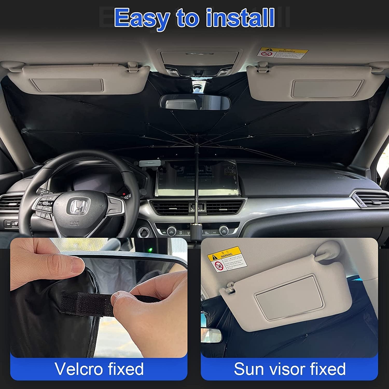 Car Windshield Sun Shade / Foldable umbrella – Servegadgets